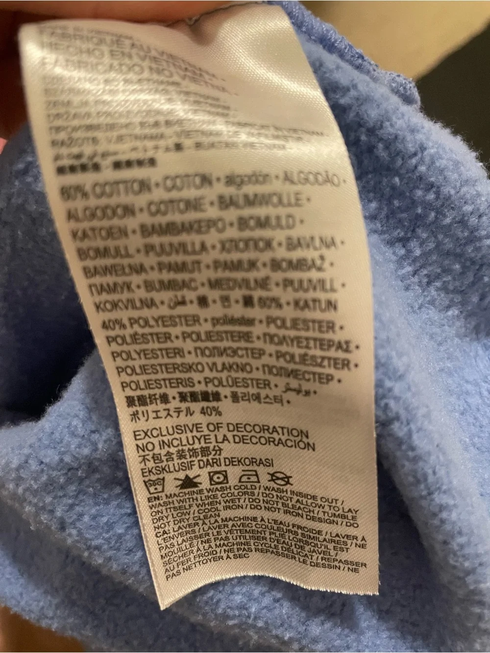 Nike Blue Kids Pullover Hoodie